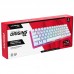 Клавіатура механічна HyperX Alloy Origins 60, 61key, Red, USB-A, ENG/RU, RGB, рожевий