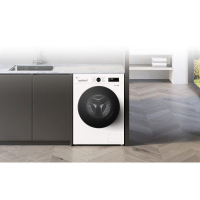 Пральна машина LG фронтальна, 7кг, 1200, A+++, 44см, дисплей, пара, інвертор, білий