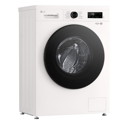 Пральна машина LG фронтальна, 7кг, 1200, A+++, 44см, дисплей, пара, інвертор, білий