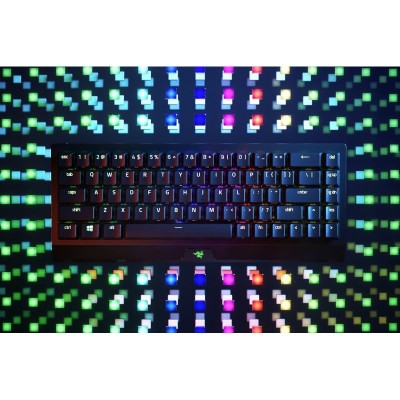 Клавіатура ігрова Razer BlackWidow V3 Mini HyperSpeed Green Phantom Ed. WL/BT/USB US RGB, Black