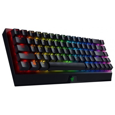 Клавіатура ігрова Razer BlackWidow V3 Mini HyperSpeed Green Phantom Ed. WL/BT/USB US RGB, Black