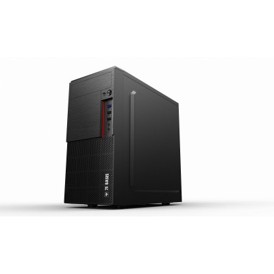 Корпус 2E BASIS (RD860-3U) MiniT, Micro ATX,Mini ITX,2xUSB2.0,1xUSB3.0,сталь з перфорацією(бок.панель),без БЖ,чорний