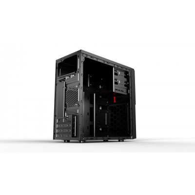 Корпус 2E BASIS (RD860-3U) MiniT, Micro ATX,Mini ITX,2xUSB2.0,1xUSB3.0,сталь з перфорацією(бок.панель),без БЖ,чорний