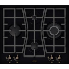 Варильна поверхня Gorenje газова, 60см, чавун, чорний Варильна поверхня Gorenje газова, 60см, чавун, чорний
