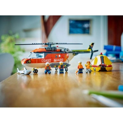 Конструктор LEGO City Рятувальний катер і гелікоптер берегової охорони