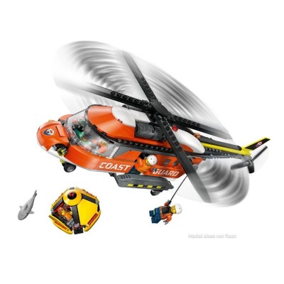 Конструктор LEGO City Рятувальний катер і гелікоптер берегової охорони