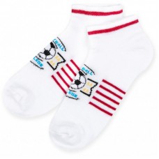 Шкарпетки Bross з футбольним м'ячем білі (11864-1-3B-white) Шкарпетки Bross з футбольним м'ячем білі (11864-1-3B-white)