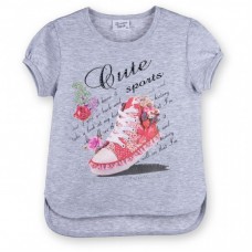 Футболка дитяча Breeze з кедом (8295-104G-gray) Футболка дитяча Breeze з кедом (8295-104G-gray)