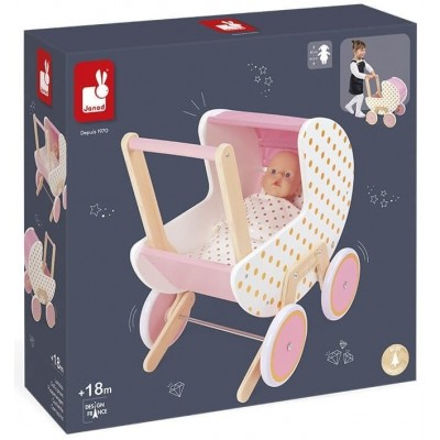 Візок Janod Candy Chic для ляльок