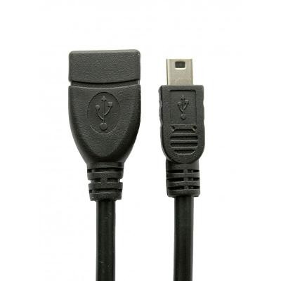 Дата кабель USB 2.0 Mini 5P to AF 0.5m EXTRADIGITAL (DV00DV4068)