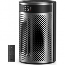 Тепловентилятор Dreo, 20м2, 1500Вт, електр. упр-ння, керамич.нагрів.елемент, пульт ДУ, срібний Тепловентилятор Dreo, 20м2, 1500Вт, електр. упр-ння, керамич.нагрів.елемент, пульт ДУ, срібний