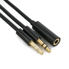 Кабель мультимедійний Jack 3.5mm to 2xJack 3.5 F EXTRADIGITAL (KBA1646) Кабель мультимедійний Jack 3.5mm to 2xJack 3.5 F EXTRADIGITAL (KBA1646)
