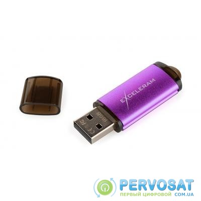 USB флеш накопитель eXceleram 8GB A3 Series Purple USB 2.0 (EXA3U2PU08)