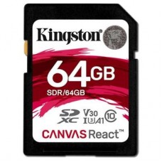 Карта пам'яті Kingston 64GB SDXC class 10 UHS-1 U3 (SDR/64GB) Карта пам'яті Kingston 64GB SDXC class 10 UHS-1 U3 (SDR/64GB)