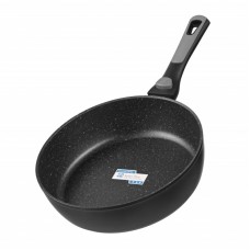 Сковорода глибока зі знімною ручкою Ardesto Gemini Bari, 26см, алюміній, чорний Сковорода глибока зі знімною ручкою Ardesto Gemini Bari, 26см, алюміній, чорний