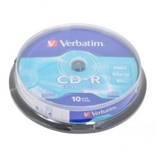 Диск CD Verbatim 700Mb 52x Cake box 10шт Extra (43437) Диск CD Verbatim 700Mb 52x Cake box 10шт Extra (43437)