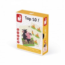 Настільна гра мемо Janod Топ 10 J02760 Настільна гра мемо Janod Топ 10 J02760