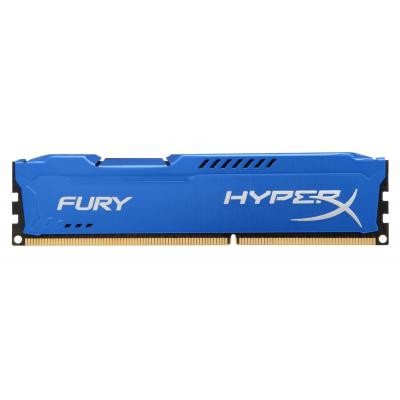 Модуль памяти для компьютера DDR3 4Gb 1600 MHz HyperX Fury Blu Kingston Fury (ex.HyperX) (HX316C10F/4)