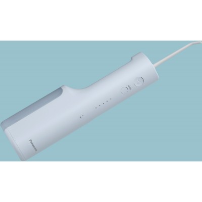 Іригатор Panasonic портативний, чаша 200 мл, Li-ion аккум. в компл., 2 насадки, світло блакитний