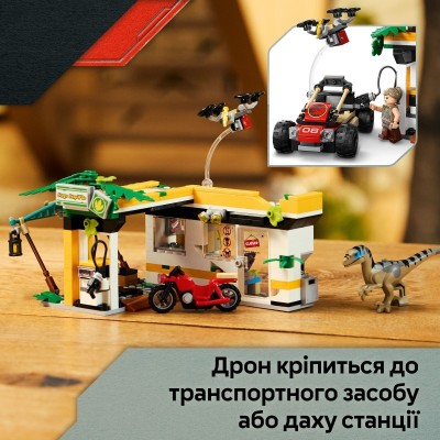 Конструктор LEGO Jurassic World Місія з відстеження раптора і титанозавра