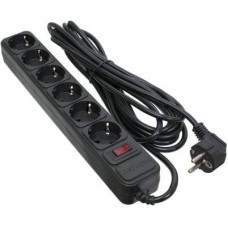 Мережевий фільтр живлення PATRON 5.0 m3*1mm2 (SP-1065) 6 розеток BLACK (EXT-PN-SP-1065) Мережевий фільтр живлення PATRON 5.0 m3*1mm2 (SP-1065) 6 розеток BLACK (EXT-PN-SP-1065)