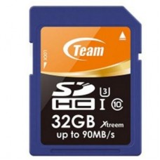 Карта пам'яті Team 32GB SDHC Class 10 UHS-I/U3 XTreem (TSDHC32GU301) Карта пам'яті Team 32GB SDHC Class 10 UHS-I/U3 XTreem (TSDHC32GU301)