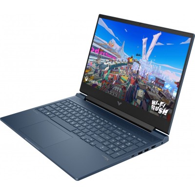 Ноутбук HP Victus 16-r1041ua 16.1" FHD IPS AG, Intel i5-14450HX, 16GB, F512GB, NVD3050-6, DOS, синій