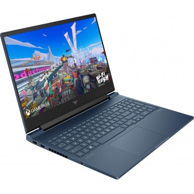 Ноутбук HP Victus 16-r1041ua 16.1" FHD IPS AG, Intel i5-14450HX, 16GB, F512GB, NVD3050-6, DOS, синій