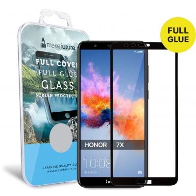 Стекло защитное MakeFuture для Honor 7Х Black Full Cover Full Glue (MGFCFG-H7XB)