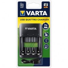 Зарядний пристрій для акумуляторів Varta Value USB Quattro Charger pro 4x AA/AAA (57652101401) Зарядний пристрій для акумуляторів Varta Value USB Quattro Charger pro 4x AA/AAA (57652101401)