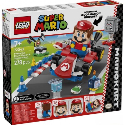 Конструктор LEGO Super Mario Mario Kart – Interactive LEGO® Mario та Standard Kart