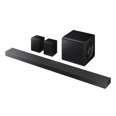 Саундбар Samsung HW-QS750F 465Вт, 5.1.2, BT, HDMI-eARC, Wi-Fi, саб, Dolby Atmos, чорний