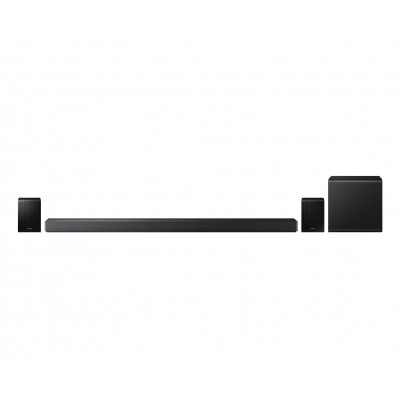 Саундбар Samsung HW-QS750F 465Вт, 5.1.2, BT, HDMI-eARC, Wi-Fi, саб, Dolby Atmos, чорний