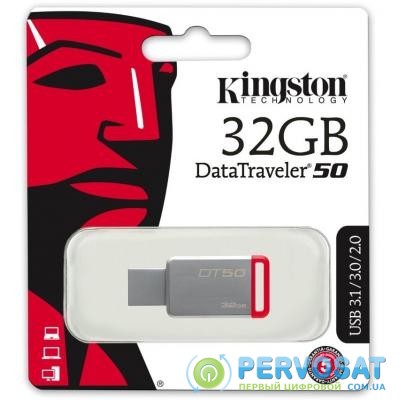 USB флеш накопитель Kingston 32GB DT50 USB 3.1 (DT50/32GB)