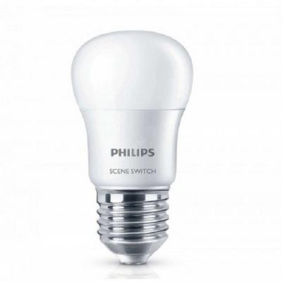 Лампочка PHILIPS Scene Switch 2Step E27 6.5-60W 6500K P45 (929001209007)