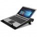 Подставка для ноутбука OMEGA Laptop COOLING PAD 4 fans BLACK [45424] (OMNCP4FB)