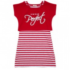 Плаття Breeze в смужку з топом (12358-164G-red) Плаття Breeze в смужку з топом (12358-164G-red)