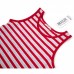 Платье Breeze в полоску с топом (12358-164G-red)