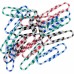 Скрепки канцелярские Buromax 28мм, colored, "zebra", 100 шт., plastic box (BM.5071)