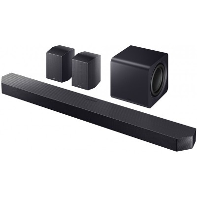 Саундбар Samsung HW-Q990F 756Вт, 11.1.4, BT, HDMI-ARC, Wi-Fi, саб, Dolby Atmos, чорний