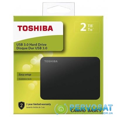 Внешний жесткий диск 2.5" 2TB TOSHIBA (HDTB420EK3AA)