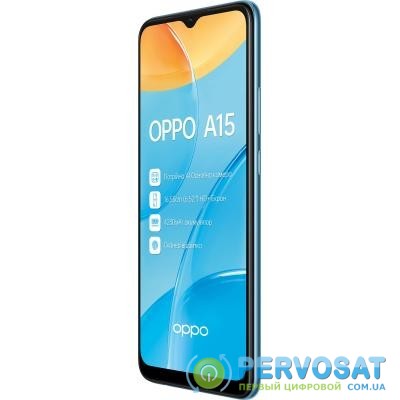 Мобильный телефон Oppo A15 2/32GB Mystery Blue (OFCPH2185_BLUE_2/32)