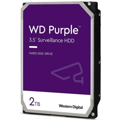 Жорсткий диск WD 3.5&quot; SATA 3.0 2TB 256MB Purple Surveillance