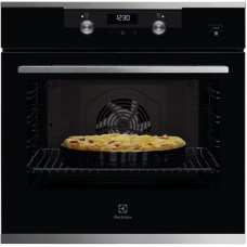Духова шафа Electrolux електрична, 72л, A, пара, дисплей, конвекція, телескопічні напрямні, чорний Духова шафа Electrolux електрична, 72л, A, пара, дисплей, конвекція, телескопічні напрямні, чорний