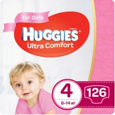Підгузок Huggies Ultra Comfort Box 4 для дівчаток 126 шт (5029053546896) Підгузок Huggies Ultra Comfort Box 4 для дівчаток 126 шт (5029053546896)