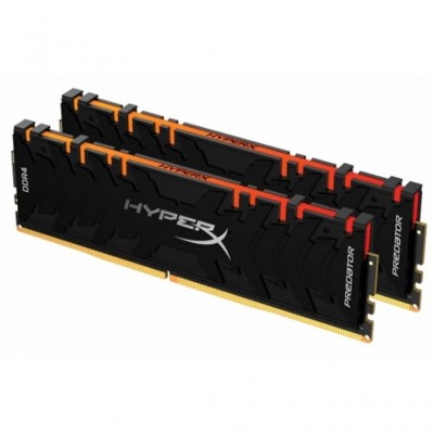 Модуль памяти для компьютера DDR4 64GB (2x32GB) 3600 MHz HyperX Predator RGB HyperX (HX436C18PB3AK2/64)