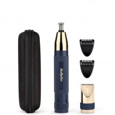 Тример Babyliss Diamond Precision, для брів, вусів, носа та вух, 1хАА, насадок-3, чохол, сталь, синій