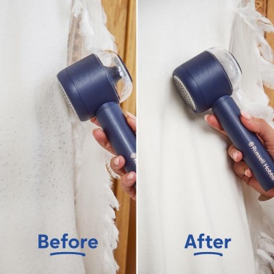 Машинка для видалення катишків Russell Hobbs, велика площа лез. 90 хв. роботи на одному заряді, USB, синий Машинка для видалення катишків Russell Hobbs, велика площа лез. 90 хв. роботи на одному заряді, USB, синий