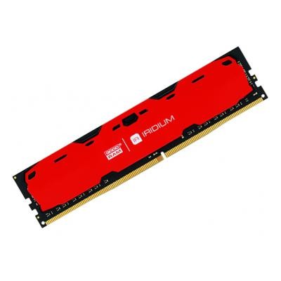 Модуль памяти для компьютера DDR4 8GB 2400 MHz Iridium Red GOODRAM (IR-R2400D464L15S/8G)