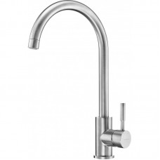 Змішувач для кухні Deante Lima, довж.виливу - 210мм, поворотний, 1важіль, сталь Змішувач для кухні Deante Lima, довж.виливу - 210мм, поворотний, 1важіль, сталь